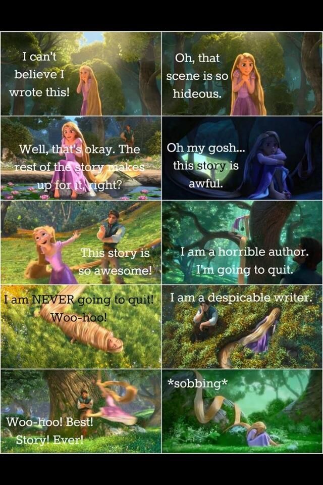Rapunzel Writing