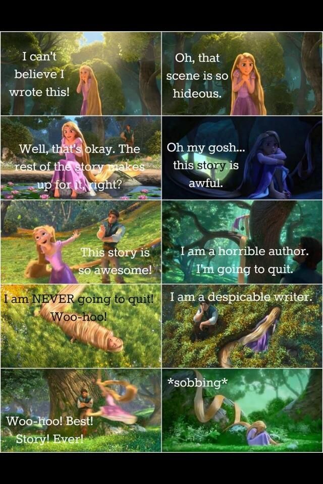 Rapunzel Writing